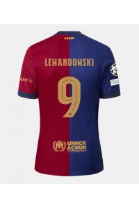 Barcelona Robert Lewandowski #9 Fotballdrakt Hjemme Klær 2024-25 Korte ermer